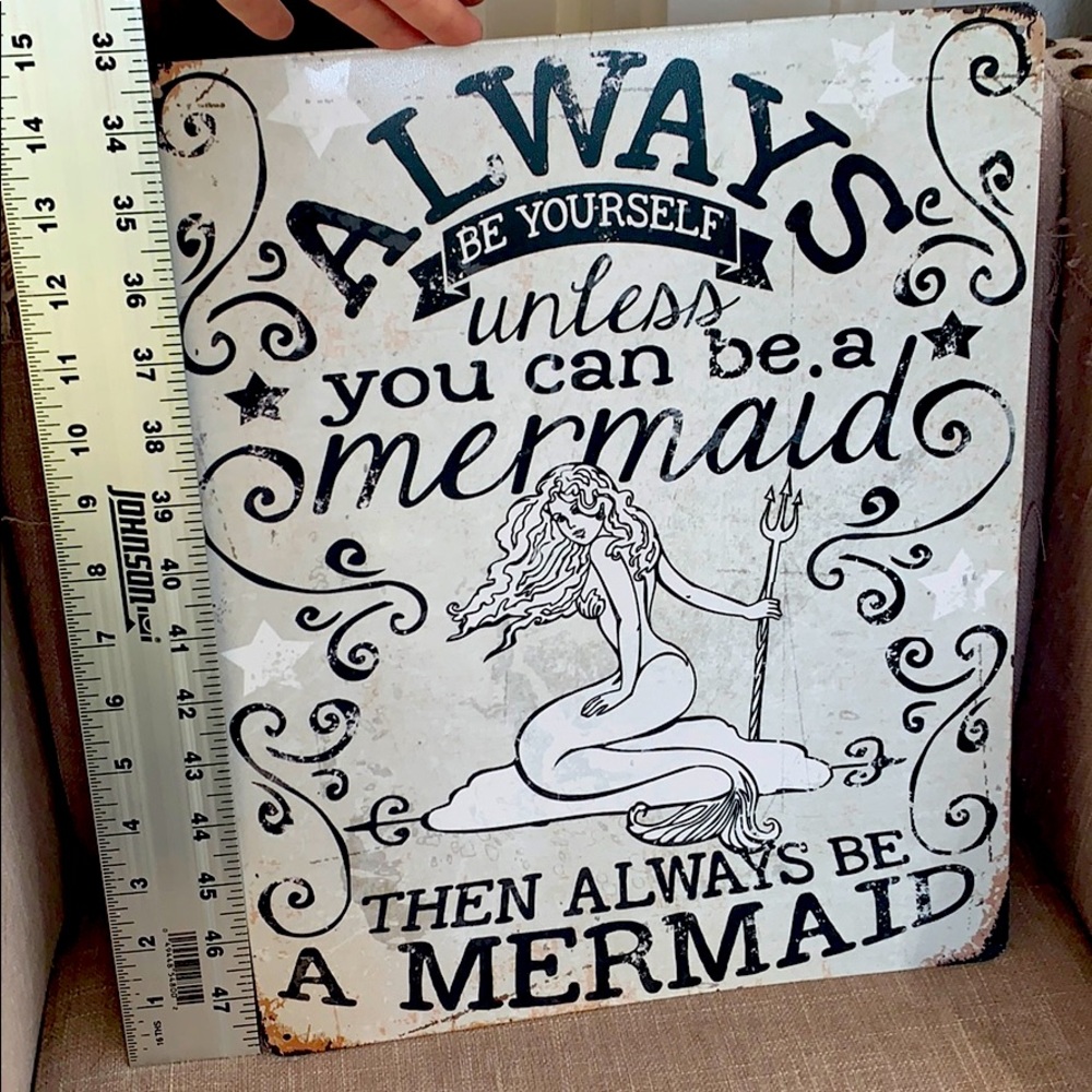 Metal sign